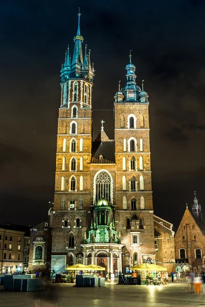 Igreja de Santa Maria em Cracóvia — Fotografia de Stock