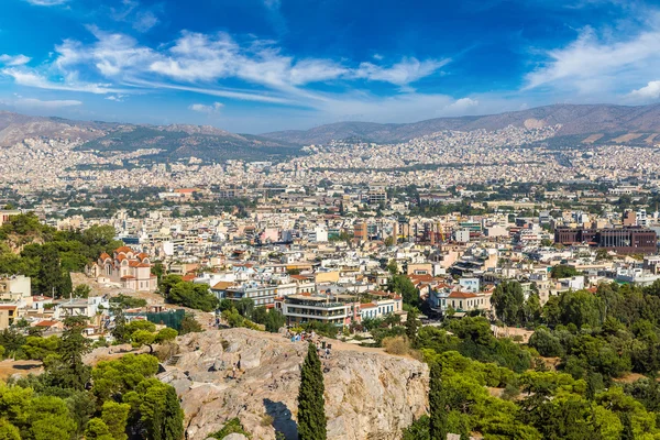 Atina, Yunanistan'ın panoramik manzarasını — Stok fotoğraf