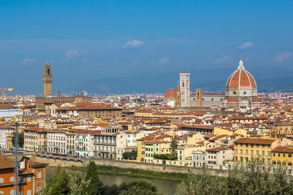 Panoramatický pohled na Florencii — Stock fotografie