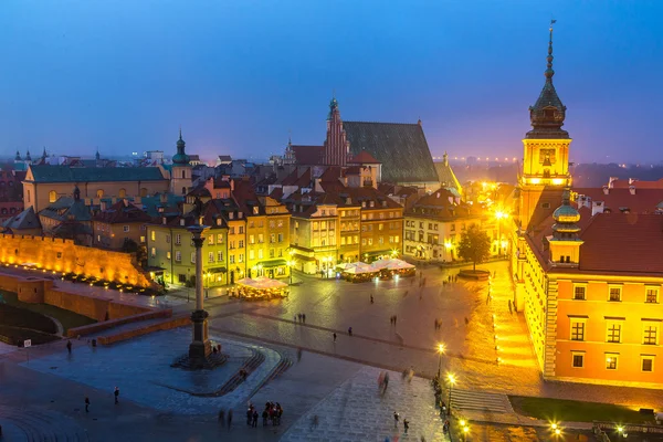 Panoramisch uitzicht van Warschau — Stockfoto