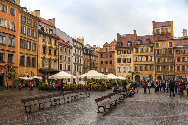 Rynek starego miasta w Warszawie — Zdjęcie stockowe