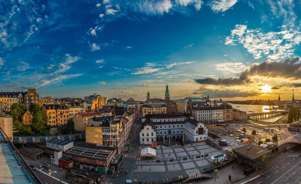 Gamla Stan, stará část Stockholmu — Stock fotografie