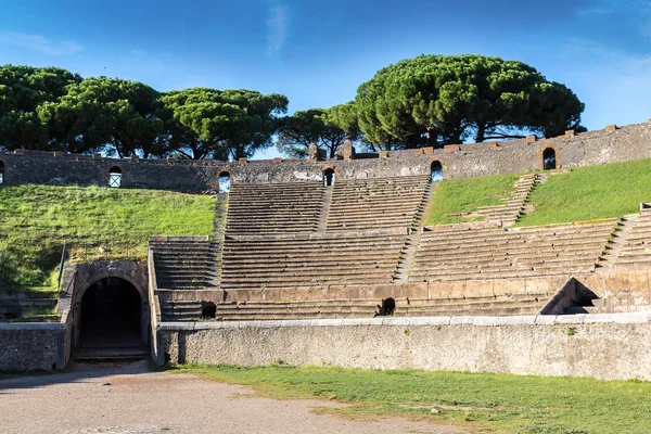 Estádio antigo na cidade de Pompeia — Fotografia de Stock