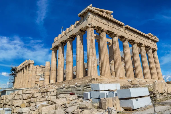 Parthenon-Tempel auf Akropolis in Athen — Stockfoto