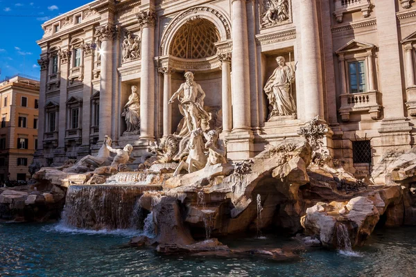 Fontaine de Trevi à Rome — Photo