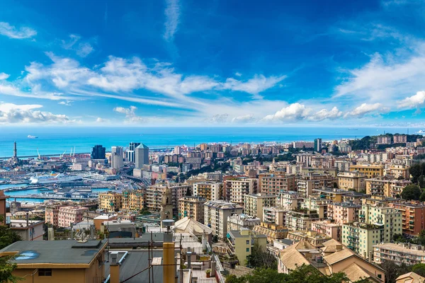 Puerto de Génova en el día de verano — Foto de Stock