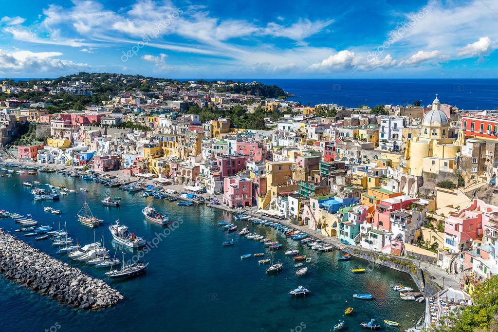 Isola di Procida in Italia