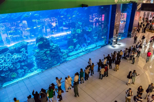 Största köpcentrum i Dubai Mall — Stockfoto
