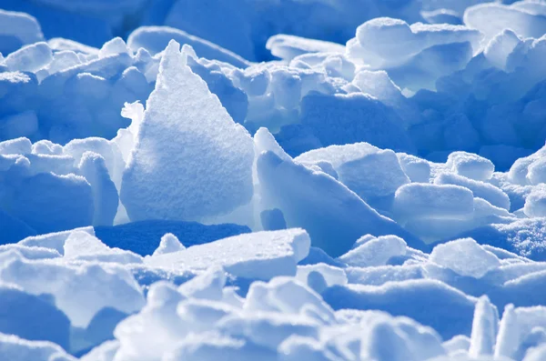 Textura de gelo e neve — Fotografia de Stock