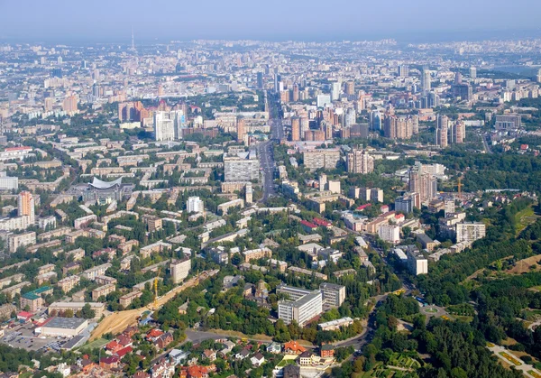 Luchtfoto van Kiev — Stockfoto