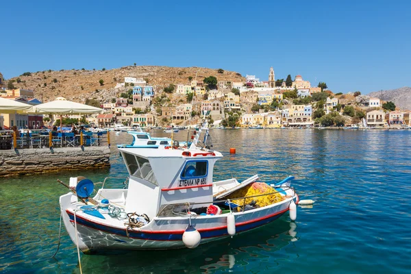 Pohled na ostrov Symi, Dodecanese, Řecko — Stock fotografie