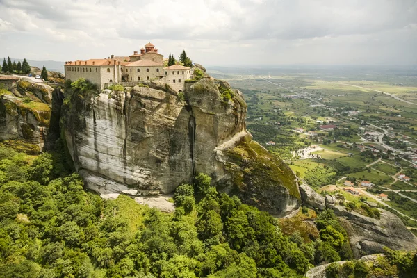 St. Stephen 's Convent in Meteora, Greece Стоковое Фото