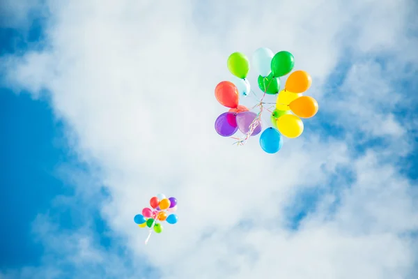 Balloons in the sky — Stock Photo, Image