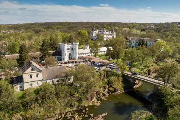 Aerial Panoramic View Korsun Shevchenkivsky Historical Cultural Reserve Lopukhins Demidovs — Stockfoto