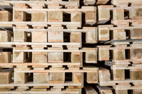 Stock wood pallets details — Stock Photo, Image