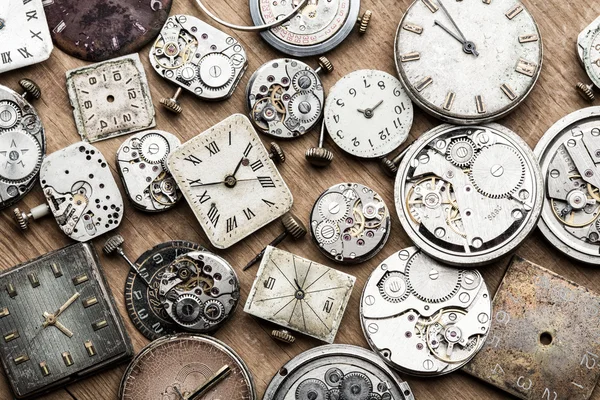 Mecanismos de tiempo y reloj . — Foto de Stock