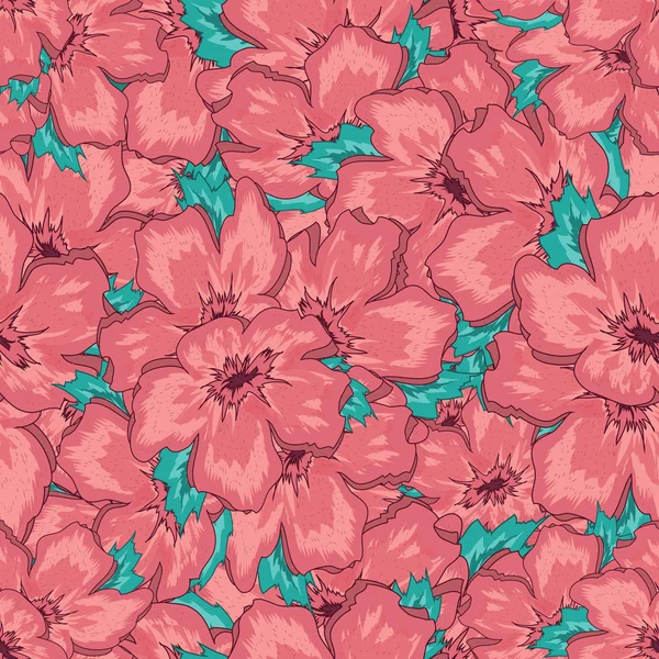 Modèle ornemental floral sans couture — Image vectorielle