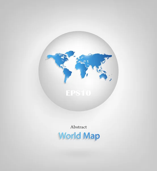 设计与世界地图 — 图库矢量图片