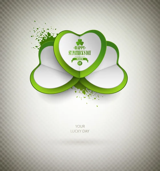 Hintergrund zum St. Patrick 's Day — Stockvektor