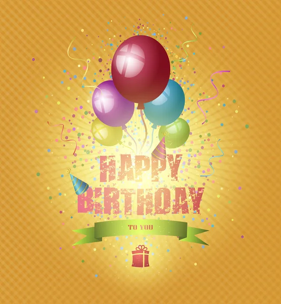 Happy Birthday — Stock Vector