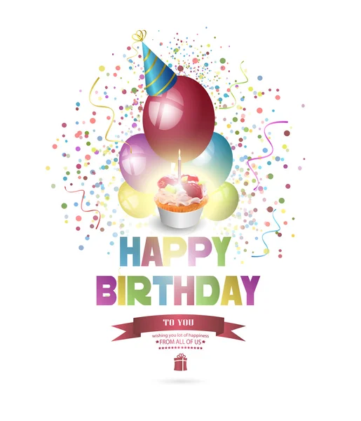 Happy Birthday — Stock Vector