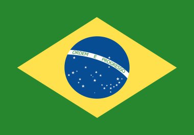 Flag of Brazil clipart