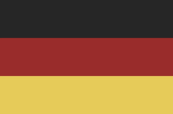 Flagge Deutschlands — Stockvektor