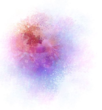 Çiçekli suluboya arkaplan