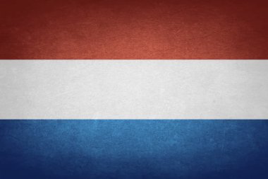 Hollanda bayrağı Grunge