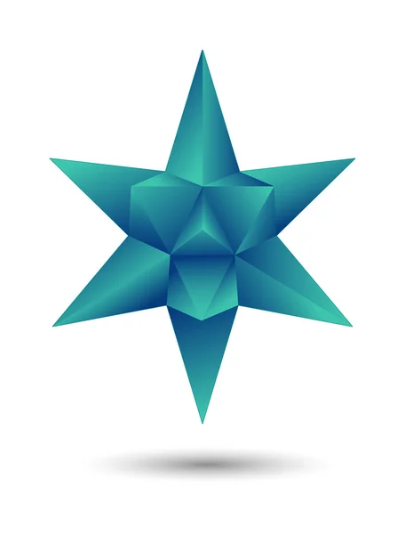 Geometrická hvězda — Stockový vektor