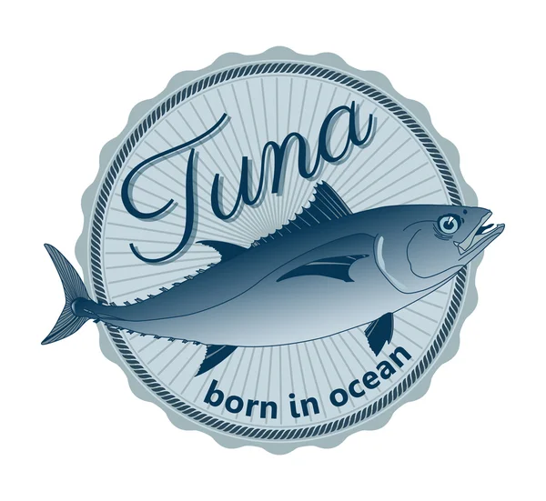 Tuna — Stock Vector