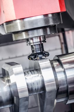 Metal işleme Cnc freze makinesi.