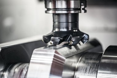 Metal işleme Cnc freze makinesi.