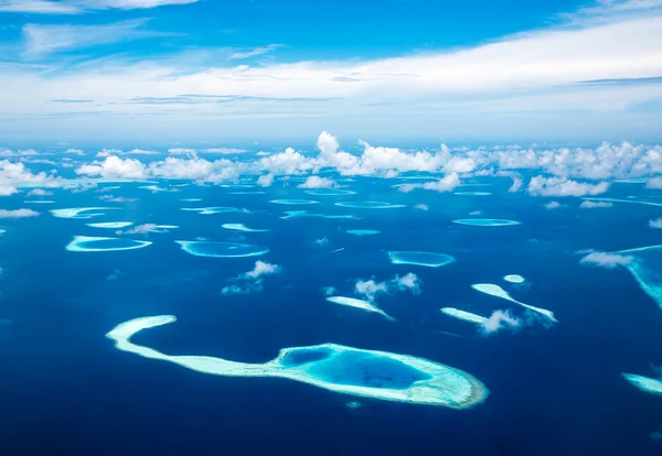 Maldives Indian Ocean.Hotel on the island — Stock Photo, Image