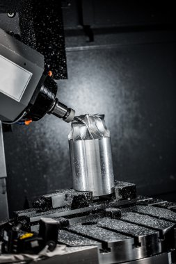 Metal işleme Cnc freze makinesi.