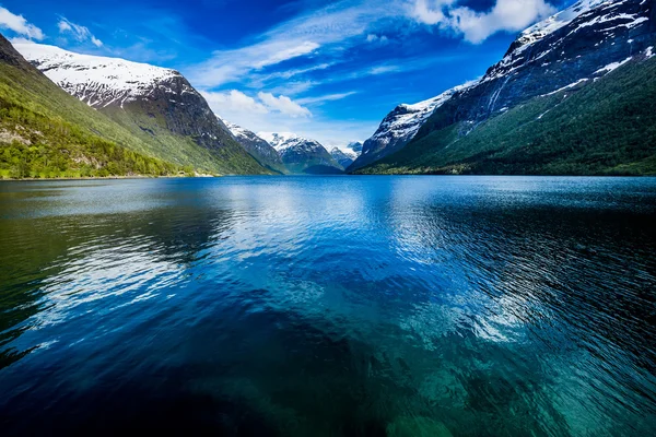 Hermosa naturaleza Noruega . — Foto de Stock