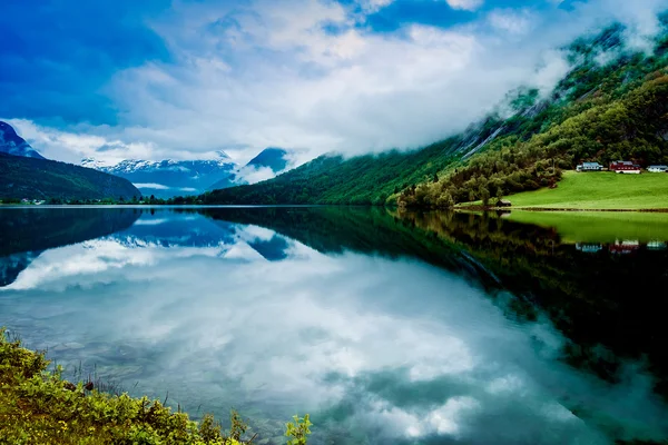 Hermosa naturaleza Noruega . — Foto de Stock