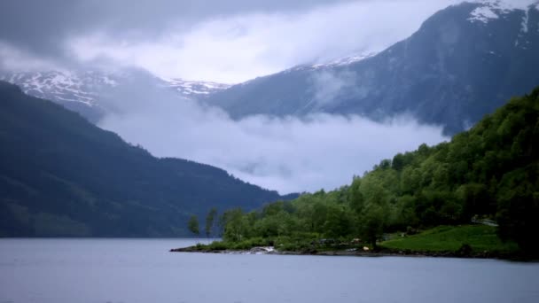 Beautiful Nature Norway. — Stock Video