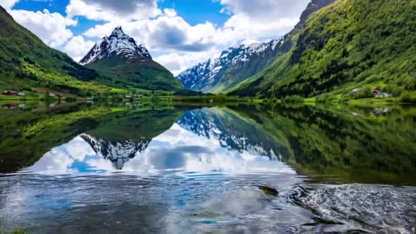 Hermosa naturaleza Noruega — Vídeo de stock