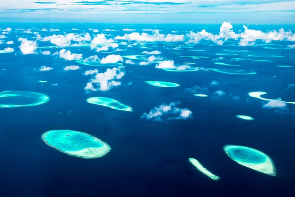 Мальдівські острови Індійського океану — стокове фото
