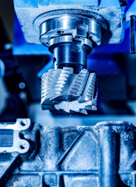 Metal işleme Cnc freze makinesi.