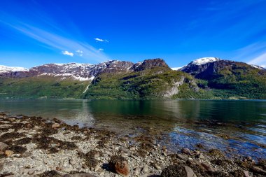 Beautiful Nature Norway. clipart