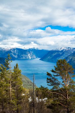 Beautiful Nature Norway - Sognefjorden. clipart