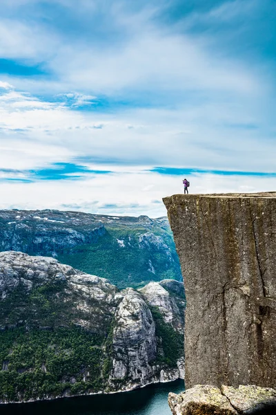 Preikestolen oder prekestolen — Stockfoto