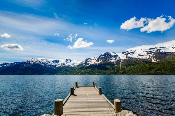 Hermosa naturaleza Noruega . —  Fotos de Stock