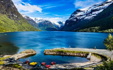 Beautiful Nature Norway. clipart