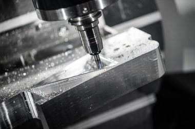 Metal işleme Cnc freze makinesi.