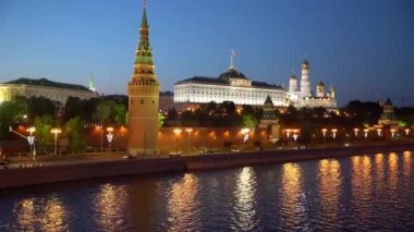 Moskova, Kremlin'in gece görünümü