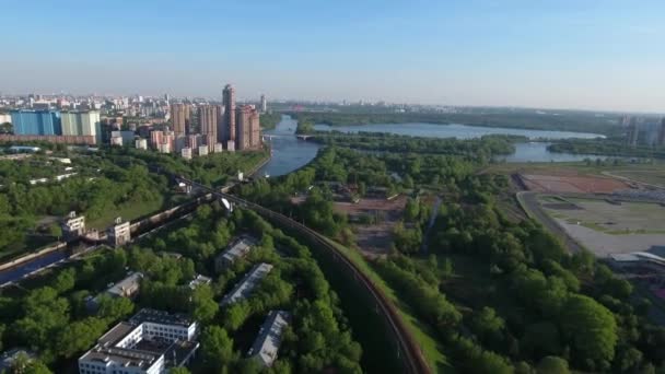 vue aérienne d'oiseau de Moscou 