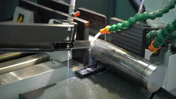 Fresatrice CNC per la lavorazione dei metalli — Video Stock